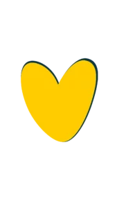 coeur-jaune
